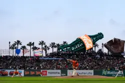 ‘That’s a first’: Ball thrown from upper deck causes confusion at SF Giants game