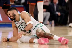Jayson Tatum injury: Knicks stars share ‘prayers’ for Celtics standout
