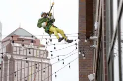 'This is totally different': Itasca hotel offers rappelling experience